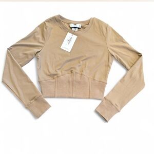 NWT Corset Detail Long Sleeve Top.Small